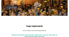 Desktop Screenshot of dragoerungdomsskole.dk