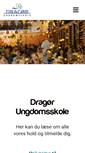 Mobile Screenshot of dragoerungdomsskole.dk