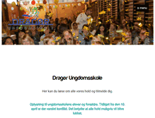 Tablet Screenshot of dragoerungdomsskole.dk
